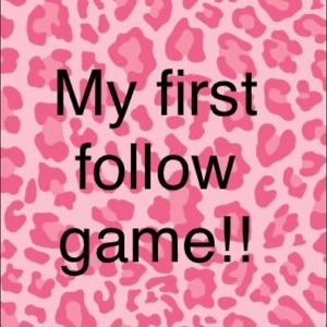 ❤️MY FIRST FOLLOW GAME❤️